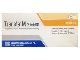 Picture of Tablet Traneta M 2.5mg/500mg